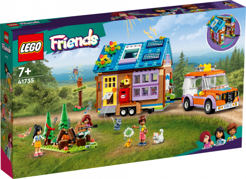 41735 LEGO® Friends Pārvadājams mazais namiņš, no 7+ gadiem, NEW 2023!