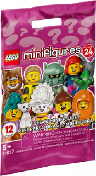 71037 LEGO® Minifigures 24. sērija, no 5+ gadiem, NEW 2023! Maksas piegāde 3.99