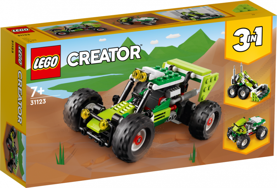 31123 LEGO® Creator Bezceļu bagijs, no 7+ gadiem, NEW 2023!