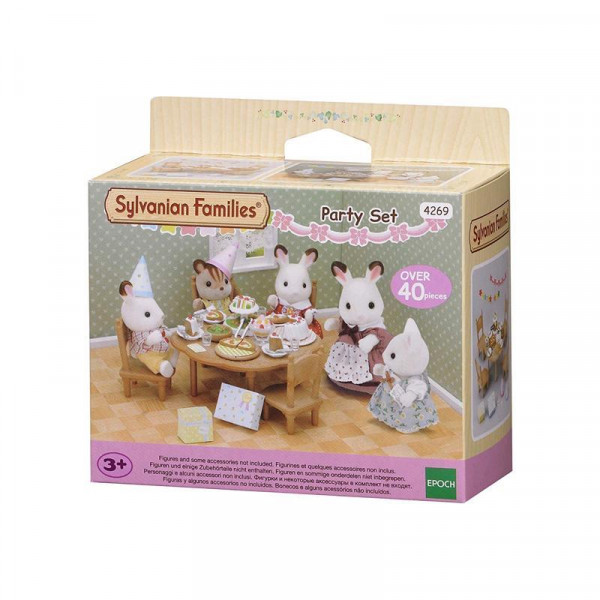 Sylvanian Families Party Set - Viesības (40 detaļas)