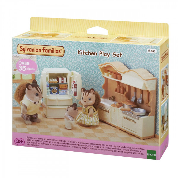 Sylvanian Families Klasiska virtuve ar leduskapi (35 detaļas) 5341