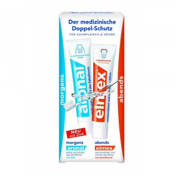 Elmex доппель 24-часовую защиту - набор 2 зубной пасты