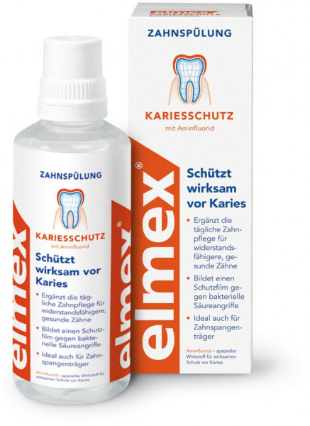 Elmex жидкость для полоскания рта - без алкоголя 400 мл