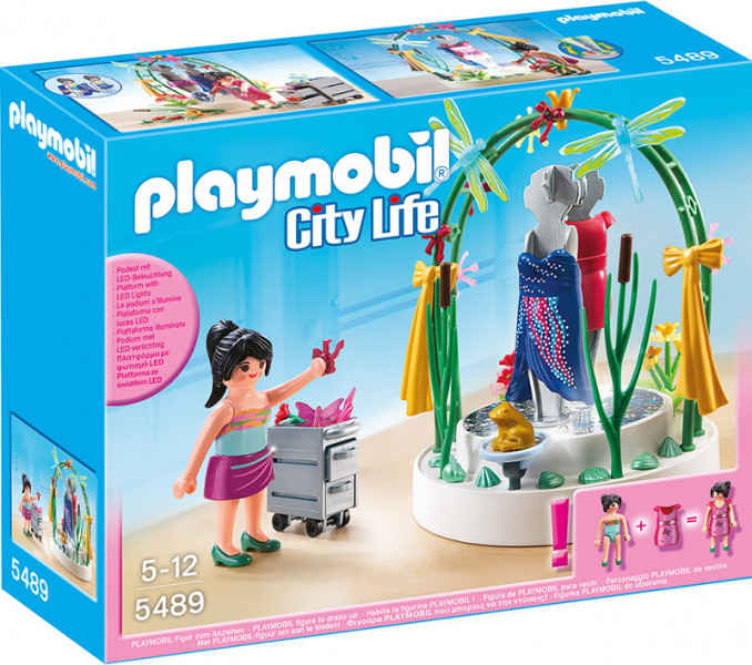 5489 PLAYMOBIL® City Life Lielveikala apģērbu stends, no 4+