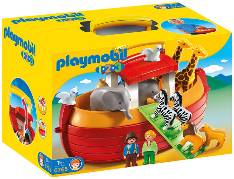 6765 PLAYMOBIL® 1.2.3. Pārvietojamais Noasa šķirsts,no 1.5+