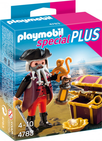 4783 PLAYMOBIL® Special Plus Pirāts ar dārgumu lādi, no 4+