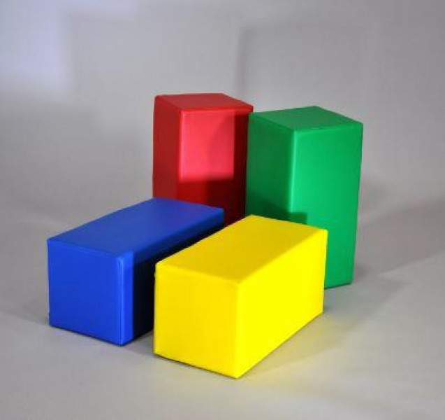 IGLU SOFT multifunkcionāls bloks A forma (pieejams dažādās krāsās) rotaļu laukuma inventārs gan iekšteplām, gan āram