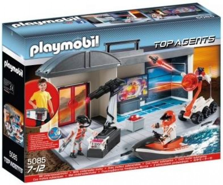 IZPĀRDOŠANA! 5085 PLAYMOBIL® Top Agents Superaģentu izpētes stacija, no 7+