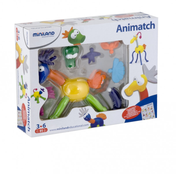 Miniland Animatch jautrie un ekstravagantie dzīvnieciņi, no 3 gadiem, 97217