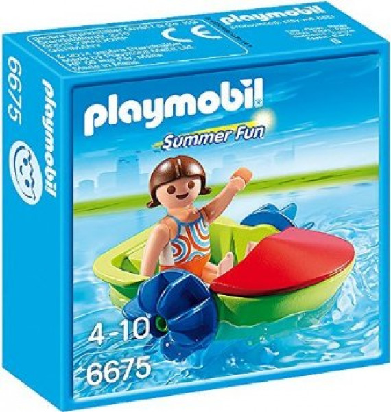 6675 PLAYMOBIL® Summer Fun Bērns ar laivu, no 4+
