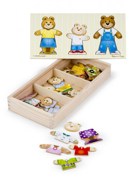 Melissa & Doug koka puzle kastītē 