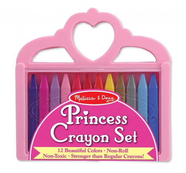 Melissa & Doug Цветные мелки для маленькой принцессы, 12 цветов, от 3 лет 14155