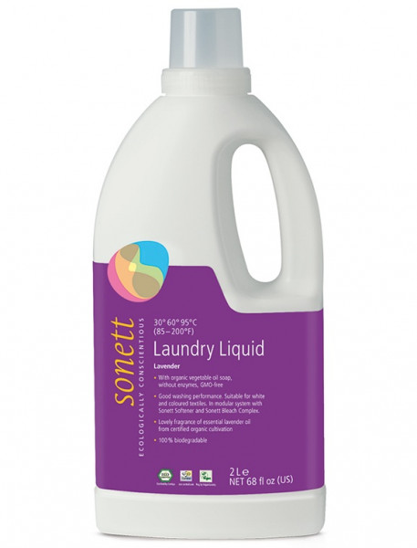 Sonett šķidrais veļas mazgāšanas līdzeklis, Lavanda, 2L