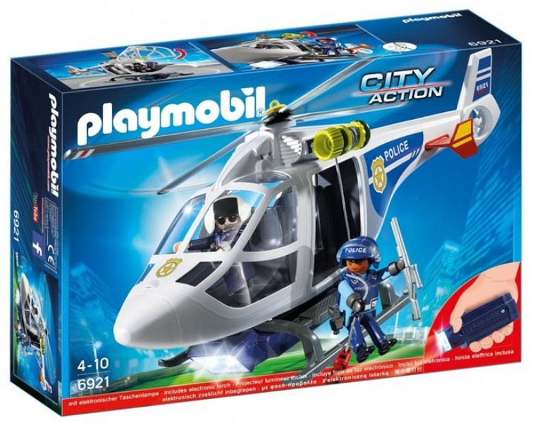 6921 PLAYMOBIL® City Action Policijas helikopters, no 4+