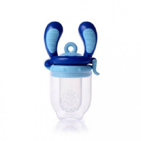 Kidsme Food Feeder bērna ēdināšanas ierīce cietiem produktiem (vidējs), Aquamarine, no 4 mēn.