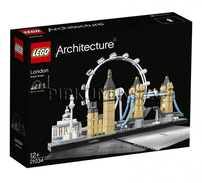 21034 LEGO® Architecture Лондон, c 12 лет NEW 2018! (Maksas piegāde eur 3.99)