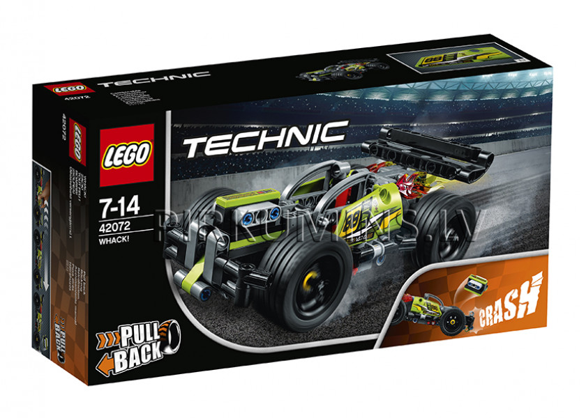 42072 LEGO® Technic Зеленый гоночный автомобиль, с 7 до 14 лет NEW 2018! (Maksas piegāde = 3.99 eur)