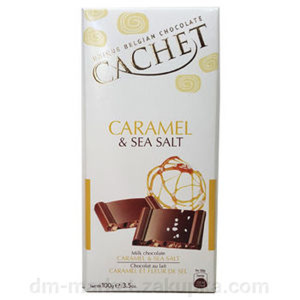 Cachet Piena šokolāde ar karameli un jūras sāli, 100g