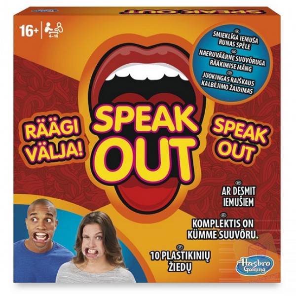 Hasbro Galda spēle Speak Out, no 16 gadiem