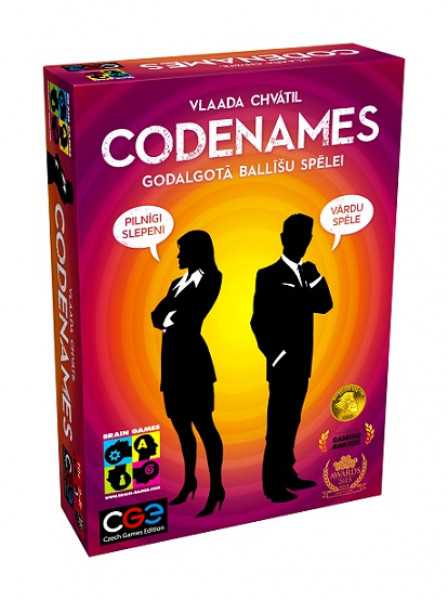 CGE Codenames Vārdu asociāciju spēle, no 10 gadiem