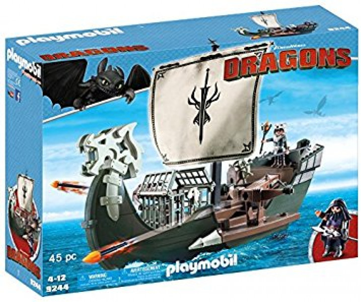 9244 PLAYMOBIL® Dragons Drago kuģis, no 4+