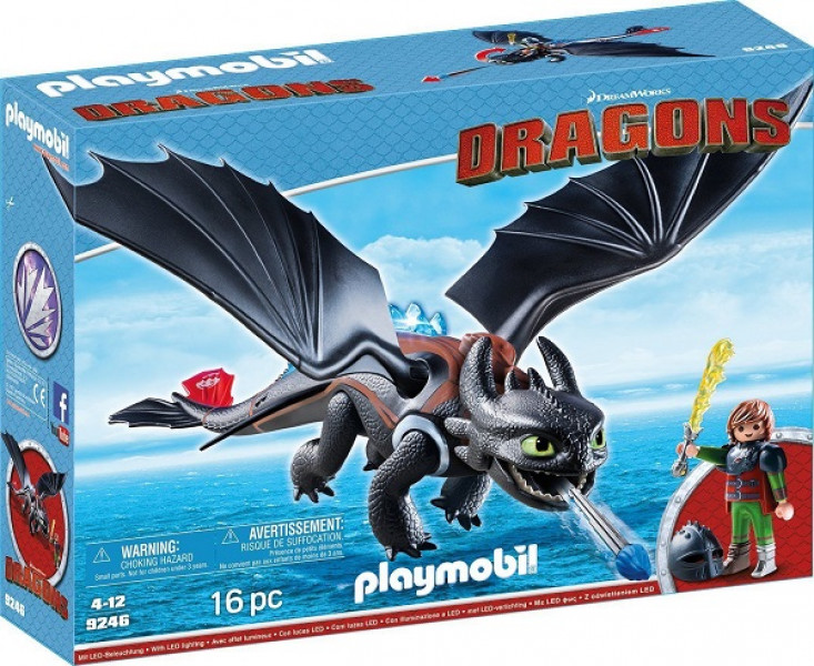 9246 PLAYMOBIL® Dragons Hiccups un Toothless, no 4+