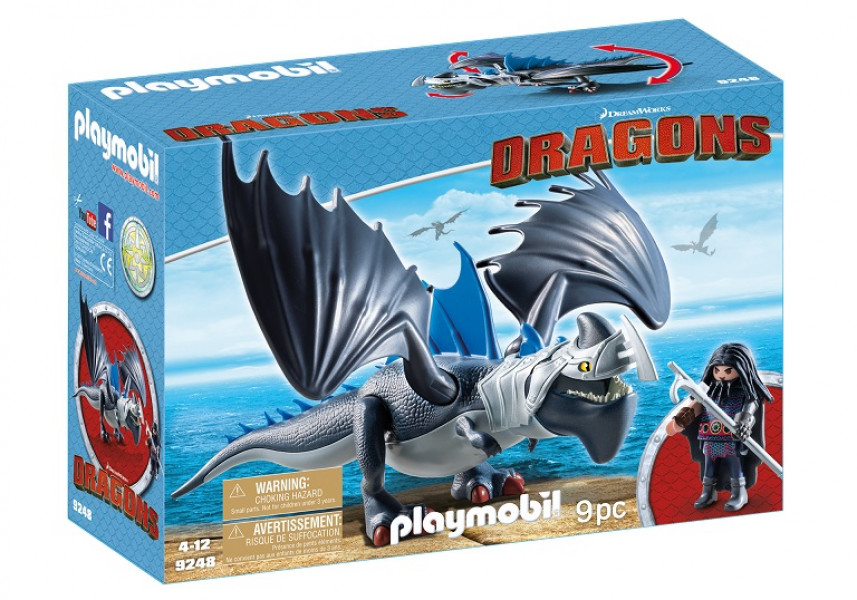 9248 PLAYMOBIL® Dragons Drago un Thunderclaw, no 4+