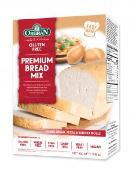 Akcija! Orgran Premium maisījums maizes cepšanai bez glutēna, 450g, der.term. 15.05.20