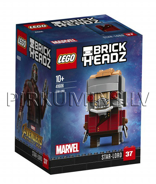 41606 LEGO® BrickHeadz Star-Lord, no 10 gadiem NEW 2018!