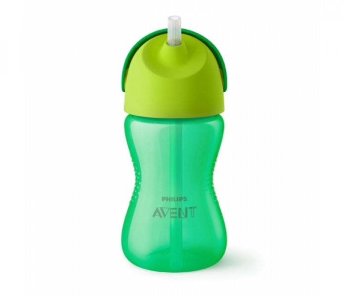 SCF 798/01 Philips Avent Pudelīte ar elastīgu salmiņu Zaļa, no 12 mēn., 300ml