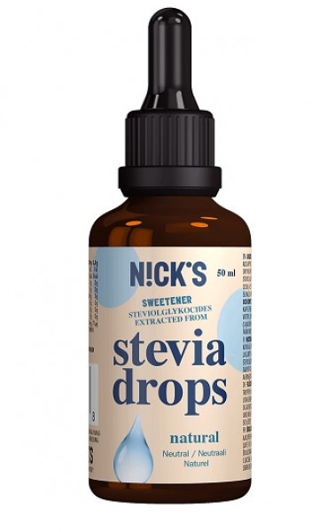 NICK'S Saldinātājs - stēvijas ekstrakts ar neitrālu garšu, 50ml