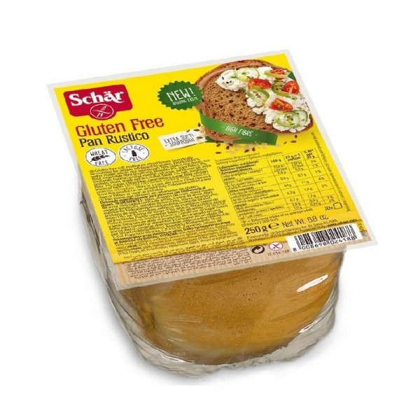 Schar Pan Rustico, bezglutēna tumšā graudu maize, 250g