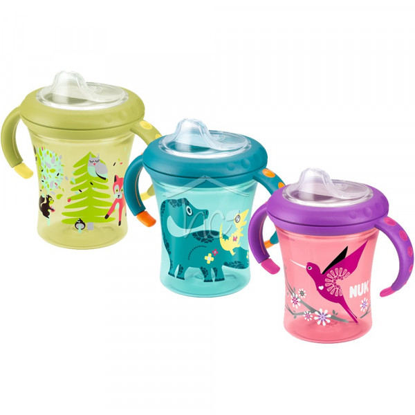 SE71 NUK Starter Cup Mācību krūzīte ar snīpīti-pirmais solis, 200ml, no 6 mēn. se71