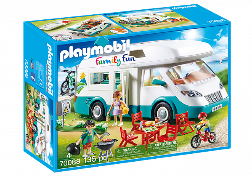 playmobil 70088 family camper playset