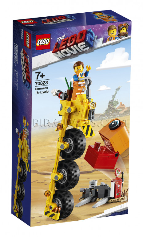 70823 LEGO® Movie Emeta trīsritenis!, no 7+ gadiem NEW 2019! 70823 | LEGO® Movie | LEGO® | Ekoloģiska un bezglutēna pārtika, autiņbiksītes Nature Babycare, Moltex, Pampers, Libero, Moony. LEGO un LEGO