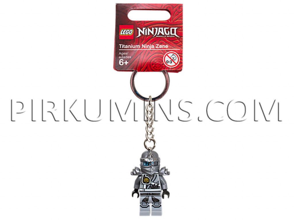 851352 LEGO® Key Chains NINJAGO™ Titanium Ninja Zane Keyring, LEGO