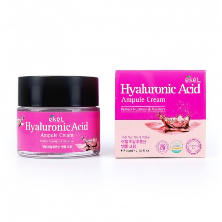 Ekel Hyaluronic Acid Ampoule Cream Intensīvi mitrinošs krēms ar