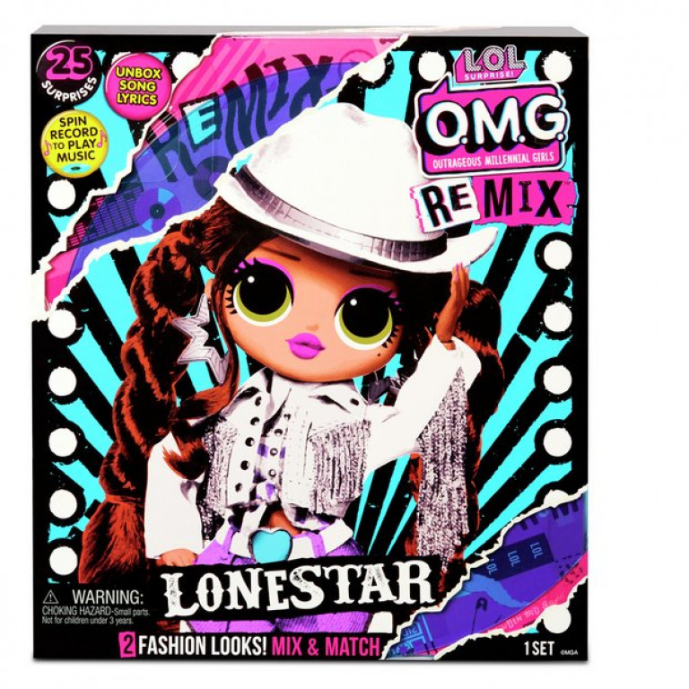 LOL Surprise OMG Remix lelle Lone Star, 23 cm 7233 | Lelles