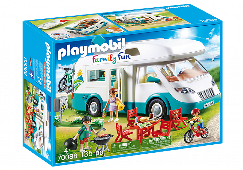 playmobil 70088 family camper playset