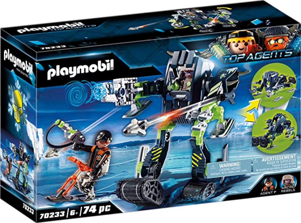 playmobil top agents robot