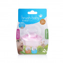 Brush-Baby Priekšējo zobu/smaganu knupītis-zobgrauznis FRONTEASE (rozā vai zaļgans), 3+mēn.