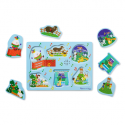 Melissa & Doug Muzikālā koka puzle ar dziesmiņām, no 2 gadiem, 10737