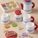Melissa&Doug Bērnu koka tējas trauciņu komplekts no 3gadiem, 19843