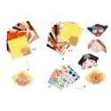 Djeco Origami Skaistās sejiņas ar uzlīmēm 4-8gadiem, DJ08757