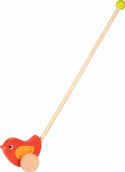 GOKI koka stumjamā rotaļlieta - Sarkans putniņš 1+, 54887