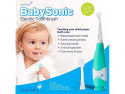 Brush-Baby Soniska elektriskā zobubirste ar gaismiņa 0-3 gadi (zaļgana)