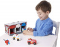 Melissa & Doug Гараж спасательных автомобильей с автомобилями и ключами, от 3 лет 14607
