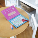Melissa & Doug Rozā 8 uzdevumu, krāsojamā grāmata ar ūdens otiņu un lupu no 5gadiem 40173