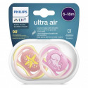 Philips Avent SCF 085/04 Ultra Air silikona māneklītis,rozā,6-18 mēn, 2 gab.