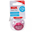 Izpārdošana! Nuk Happy Days, силиконовая пустышка 2 размер (6-18мес.), 1gab.